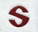 Columbo Lower Case Letter s (3 Inch)