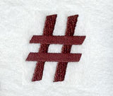 Columbo Number Sign (3 Inch)