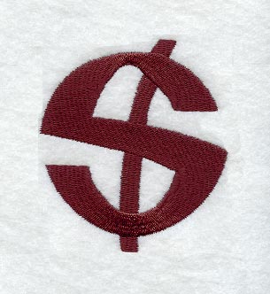 Columbo Dollar Sign (3 Inch)