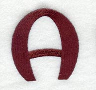 Columbo Letter A (3 Inch)