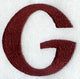 Columbo Letter G (3 Inch)