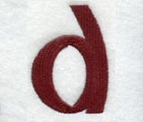 Columbo Lower Case Letter d (3 Inch)