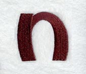 Columbo Lower Case Letter n (3 Inch)