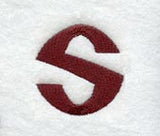 Columbo Lower Case Letter s (3 Inch)