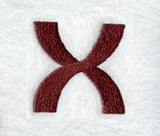 Columbo Lower Case Letter x (3 Inch)