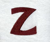 Columbo Lower Case Letter z (3 Inch)