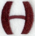 Columbo Letter H (3 Inch)