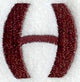 Columbo Letter H (3 Inch)