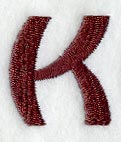 Columbo Letter K (3 Inch)