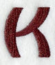 Columbo Letter K (3 Inch)