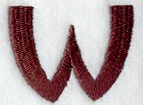 Columbo Letter W (3 Inch)