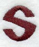 Columbo Lower Case Letter s (3 Inch)