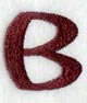 Columbo Letter B (3 Inch)