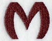 Columbo Letter M (3 Inch)