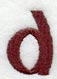 Columbo Lower Case Letter d (3 Inch)