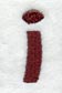 Columbo Lower Case Letter i (3 Inch)