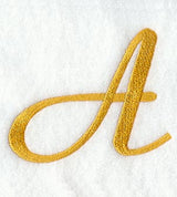 Curly Script Letter A (3 Inch)