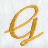 Curly Script Letter G (3 Inch)
