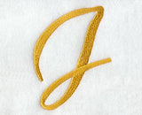 Curly Script Letter J (3 Inch)