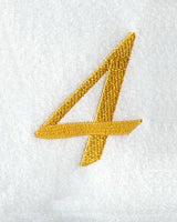 Curly Script Number 4 (3 Inch)