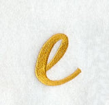 Curly Script Lower Case Letter e (3 Inch)