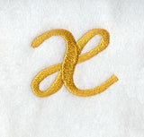 Curly Script Lower Case Letter x (3 Inch)