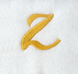 Curly Script Lower Case Letter z (3 Inch)