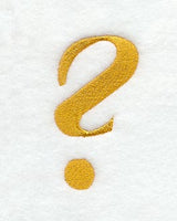 Curly Script Question Mark (3 Inch)