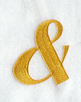Curly Script Ampersand (3 Inch)