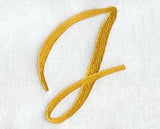 Curly Script Letter J (3 Inch)