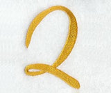 Curly Script Letter Q (3 Inch)