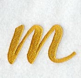 Curly Script Lower Case Letter m (3 Inch)