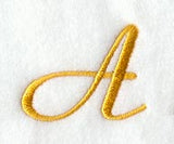 Curly Script Letter A (3 Inch)