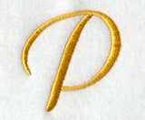 Curly Script Letter P (3 Inch)