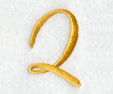 Curly Script Letter Q (3 Inch)