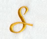 Curly Script Letter S (3 Inch)