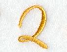 Curly Script Letter Q (3 Inch)
