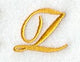 Curly Script Letter Z (3 Inch)