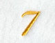 Curly Script Number 7 (3 Inch)