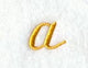 Curly Script Lower Case Letter a (3 Inch)