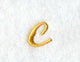 Curly Script Lower Case Letter c (3 Inch)