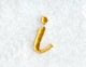 Curly Script Lower Case Letter i (3 Inch)