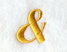 Curly Script Ampersand (3 Inch)