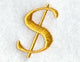 Curly Script Dollar Sign (3 Inch)