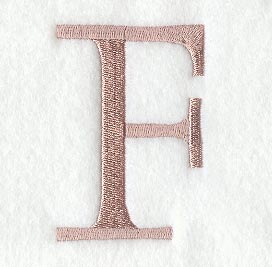 Dauphin Letter F (3 Inch)
