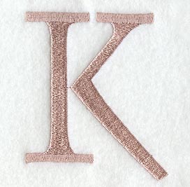 Dauphin Letter K (3 Inch)