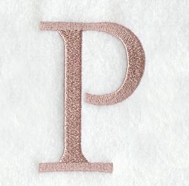 Dauphin Letter P (3 Inch)