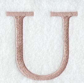Dauphin Letter U (3 Inch)