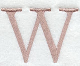 Dauphin Letter W (3 Inch)