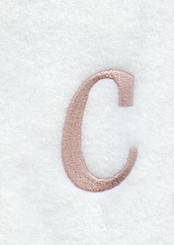 Dauphin Lower Case Letter c (3 Inch)